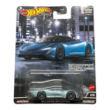 Hot wheels Mclaren speedtail Blue #2 2/5 2022 Car Culture: Exotic Envy 2/5