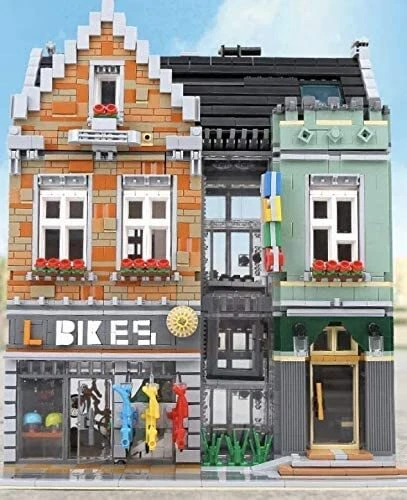 The Bike Shop Building Blocks Set | General Jim's Toys & Bricks | GJ-OTBS - Image 2 of 4