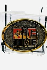 Snap-On Tools Belt Buckle Big Time 90s Solid Brass USA Part SSA1479 Vintage