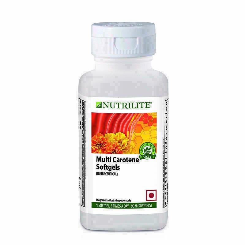 Amway Nutrilite Multi Carotene 90 Softgels For Healthy Skin, Hair and