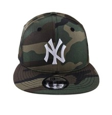 New York Yankees New Era Camo 9Fifty 950 MLB Basic Snapback Adjustable Hat