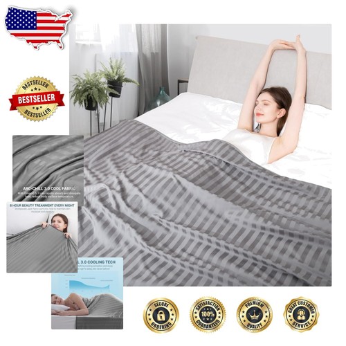 Portable King Cooling Blanket - Ideal for Travel, Camping, and Summer Relaxation