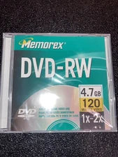 Memorex DVD-RW 4.7 GB With Jewel Case (Brand New)