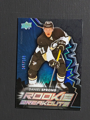 2015-16 Upper Deck Rookie Breakouts #RB3 DANIEL SPRONG RC /100  