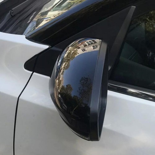 Glossy Black Side Rearview Mirror Cover Cap For Nissan Sentra 2020-2024 - Picture 3 of 7
