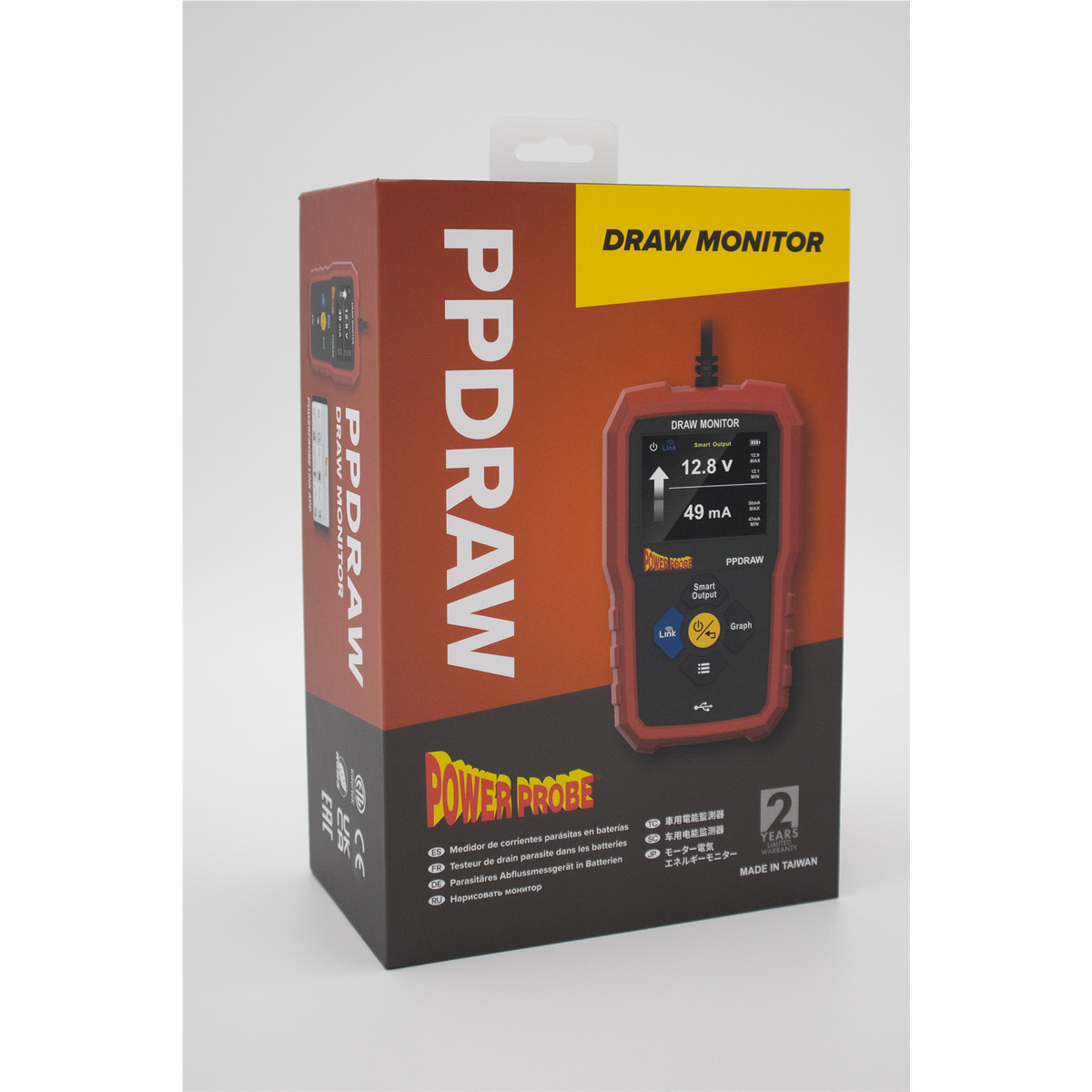 Power Probe PPDRAW Draw Monitor for Voltage, Leakage, Backup Power