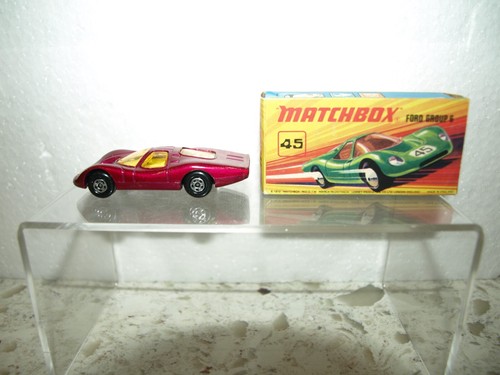 Matchbox Superfast Lesney #MB45-A Ford Group 6 w/ type "D" Box 1970
