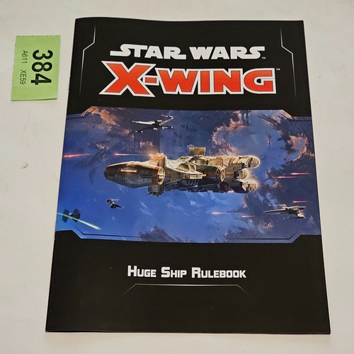 Star Wars X-Wing Miniatures Game Huge Ship Rulebook Instruction 2nd Edition