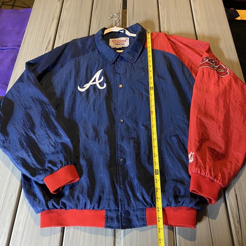 Vintage 90s Starter Diamond Collection Atlanta Braves MLB Jacket Mens XL - Picture 7 of 8