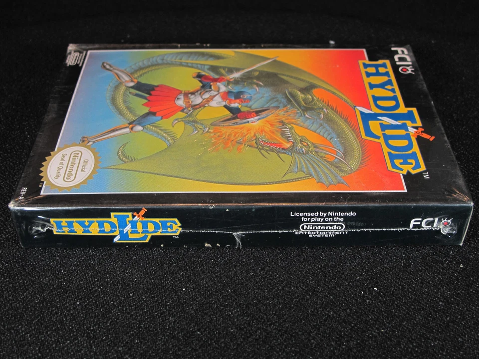 Nintendo NES Hydlide NIB Brand New in Original Box Factory Sealed Excellent RARE - Image 2 of 4