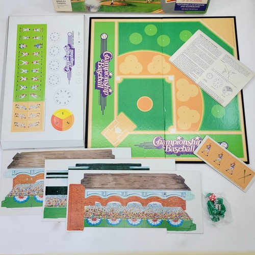 1984 Milton Bradley Championship Baseball BoardGame Missing Cards. New Otherwise