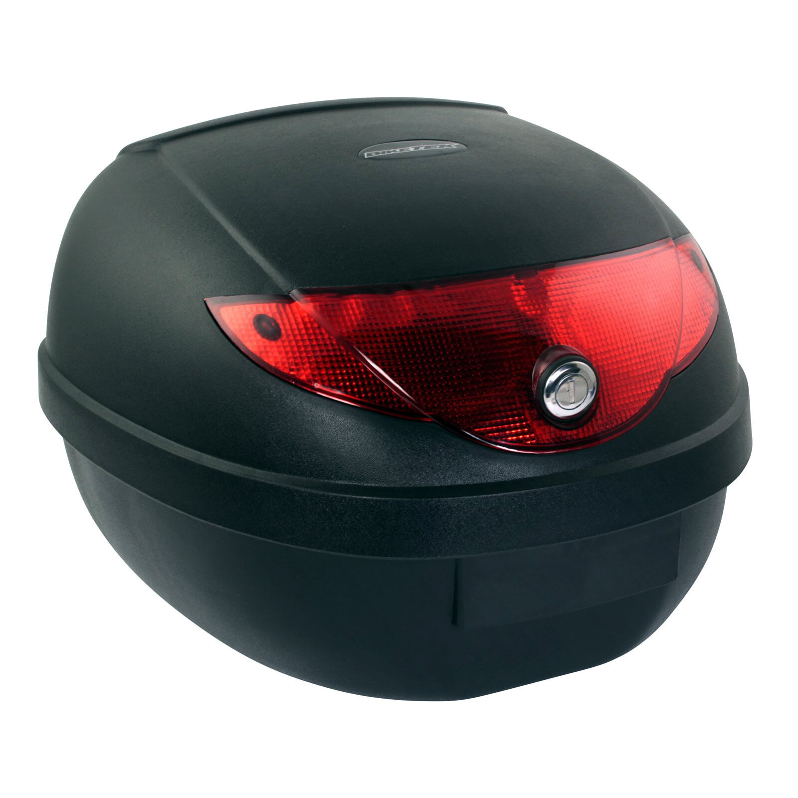 BikeTek Motorcycle Scooter Top Box with Universal Fitting Plate / Kit