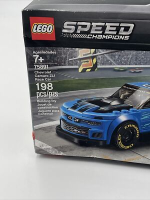 LEGO Speed Champions 75891 Chevrolet Camaro ZL1 Race Car 198pc Toy