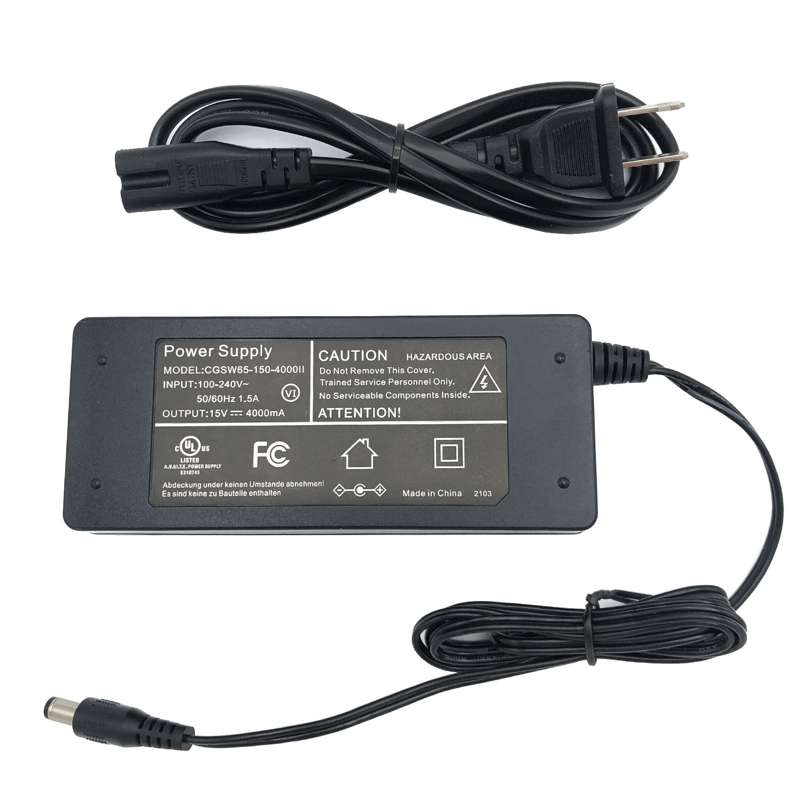 Power Supply CGSW65-150-4000II AC/DC Adapter 15V 4000mA Charger