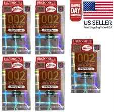OKAMOTO 002 EX 0.02mm Grand Fit Condom Looser Top, 6pcs x 5 Boxes -US Seller