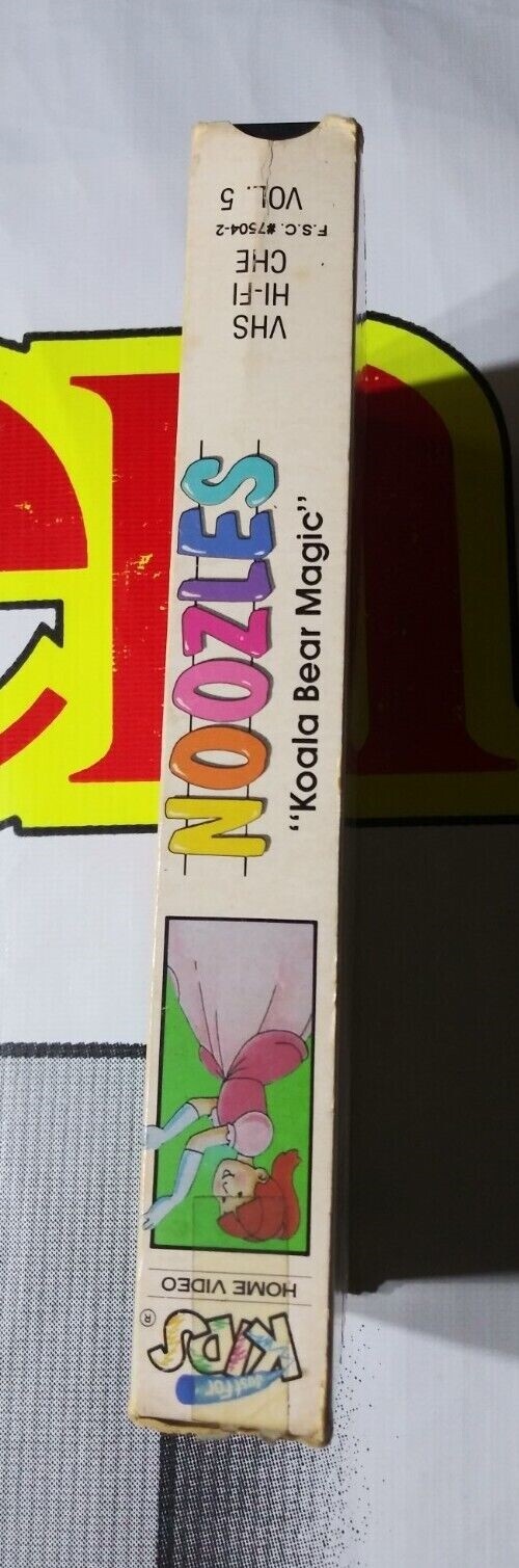 Noozles Koala Bear Magic VHS 1991 Cartoon Animation 75 Minutes Just