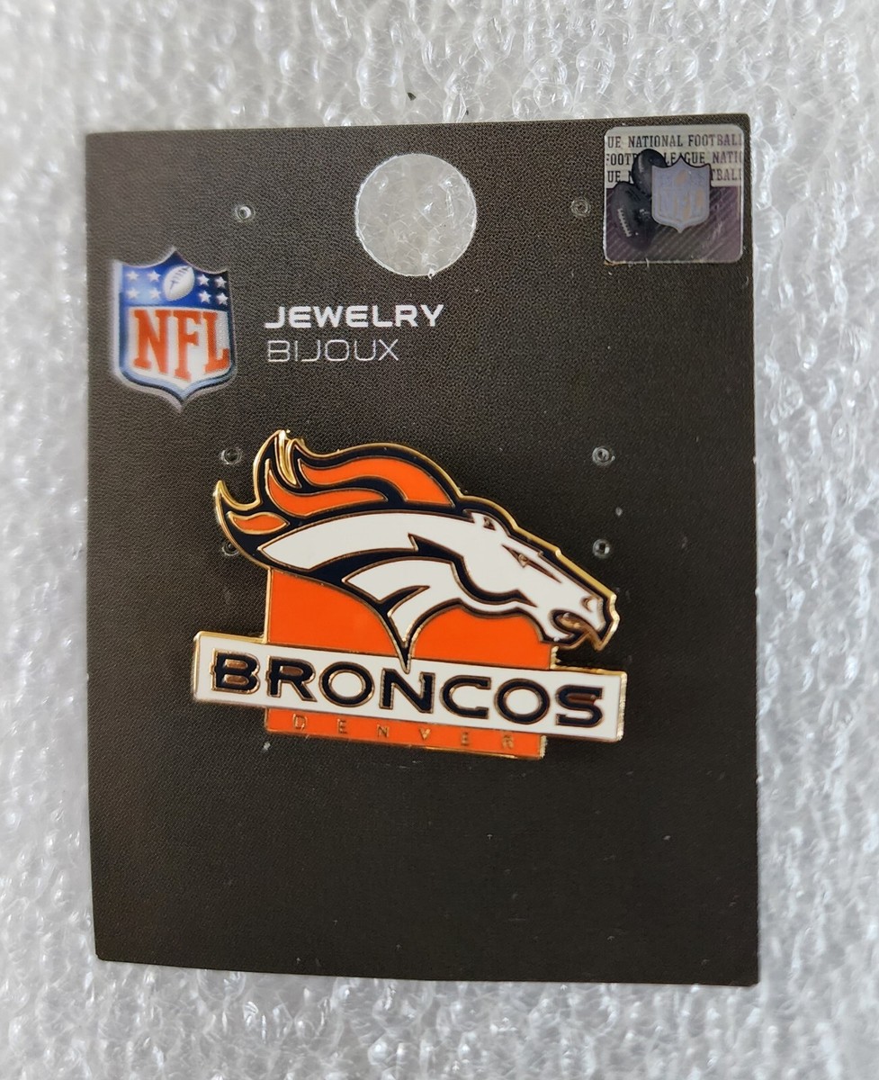 🔥 NFL ~ DENVER BRONCOS~OFFICIAL HORSE HEAD LOGO PIN-FREE