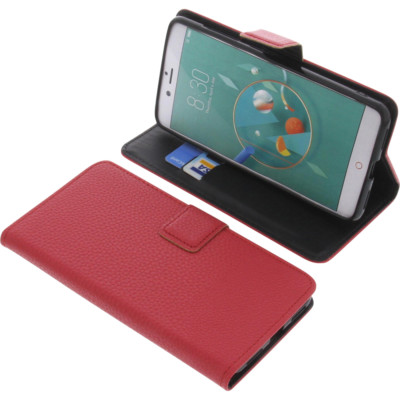 Tasche für Archos Diamond Alpha Plus Book-Style Schutzhülle Handytasche Buch Rot