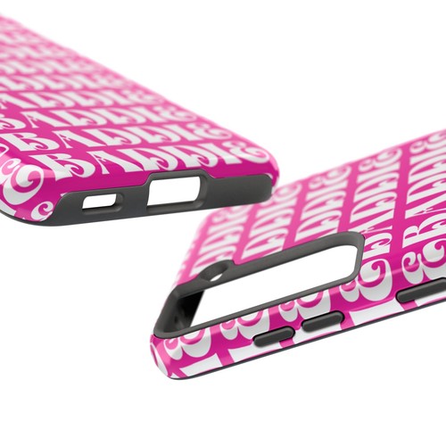 Baddie Phone Case - white on pink - 第 107/108 張圖片