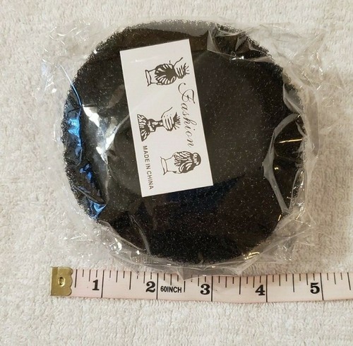 HAIR DONUT BUN MAKER Large Round French Mesh Chignon Ballet Dance Sock Bun Updo - 第 6/8 張圖片
