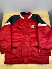 Vintage NHL Detroit Red Wings Jacket mens L Red Hockey Full Zip 10802