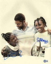 SANIYYA SIDNEY DEMI SINGLETON SIGNED 11X14 PHOTO KING RICHARD AUTO BECKETT COA A