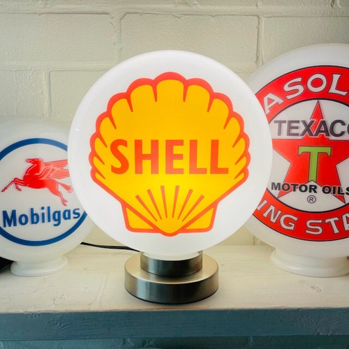 Shell Medium 10 inch Gas Pump Globe, Oil Petrol Garage Automotive Memorabilia - Picture 8 of 12