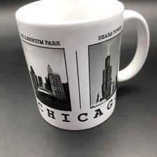 Chicago Landmarks Coffee Mug City Merchandise John Hancock Sears Tower Wrigley 