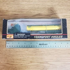 1999 Maisto Transport Hauler Semi & Quaker State Slick 50 NIB 1:87 damaged box