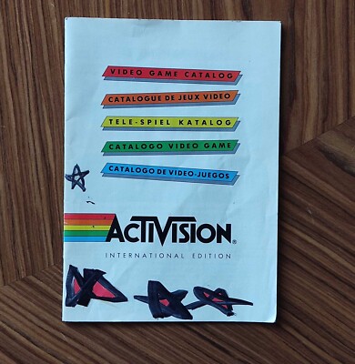 Activision Atari 2600 Catalog Pal Mehrsprachig Versand Kombiinstrument Katalog