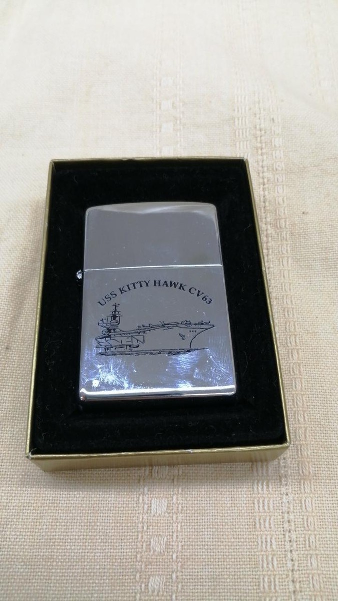 Zippo lighter US Navy USS KITTY HAWK CV-63 unused item