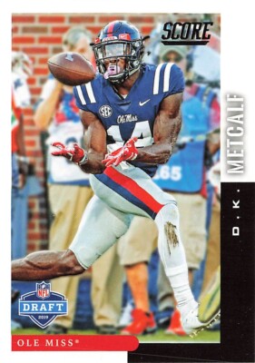 2019 Score #DFT-15 D.K. Metcalf Ole Miss Rebels
