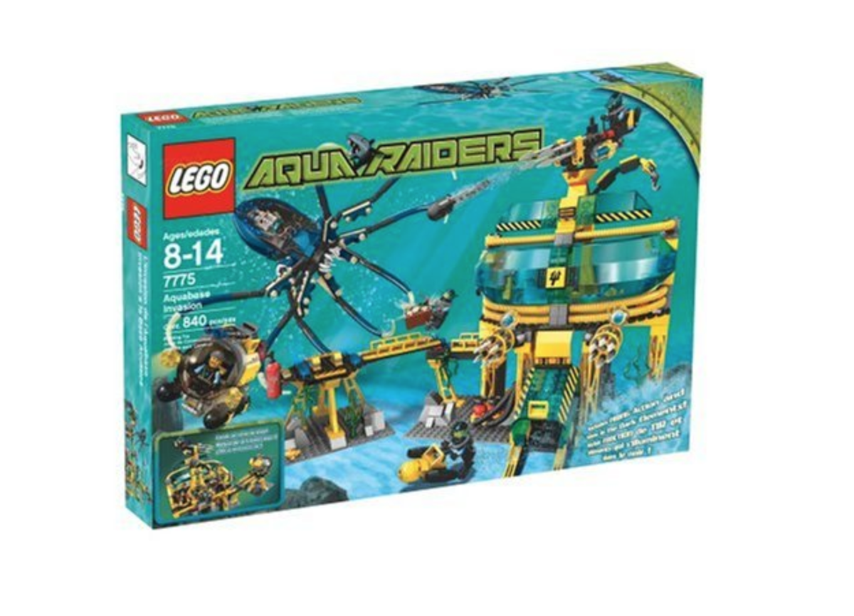 LEGO Aqua Raiders Aquaraiders Aquabase Invasion (7775