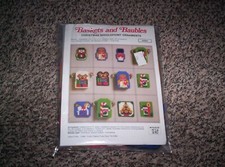 Studio 12 Christmas Needlepoint Ornaments Baskets and Baubles Kit 1983 D