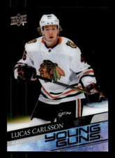 2020-21 Upper Deck Clear Cut Parallel #212 Lucas Carlsson Rookie Young Guns