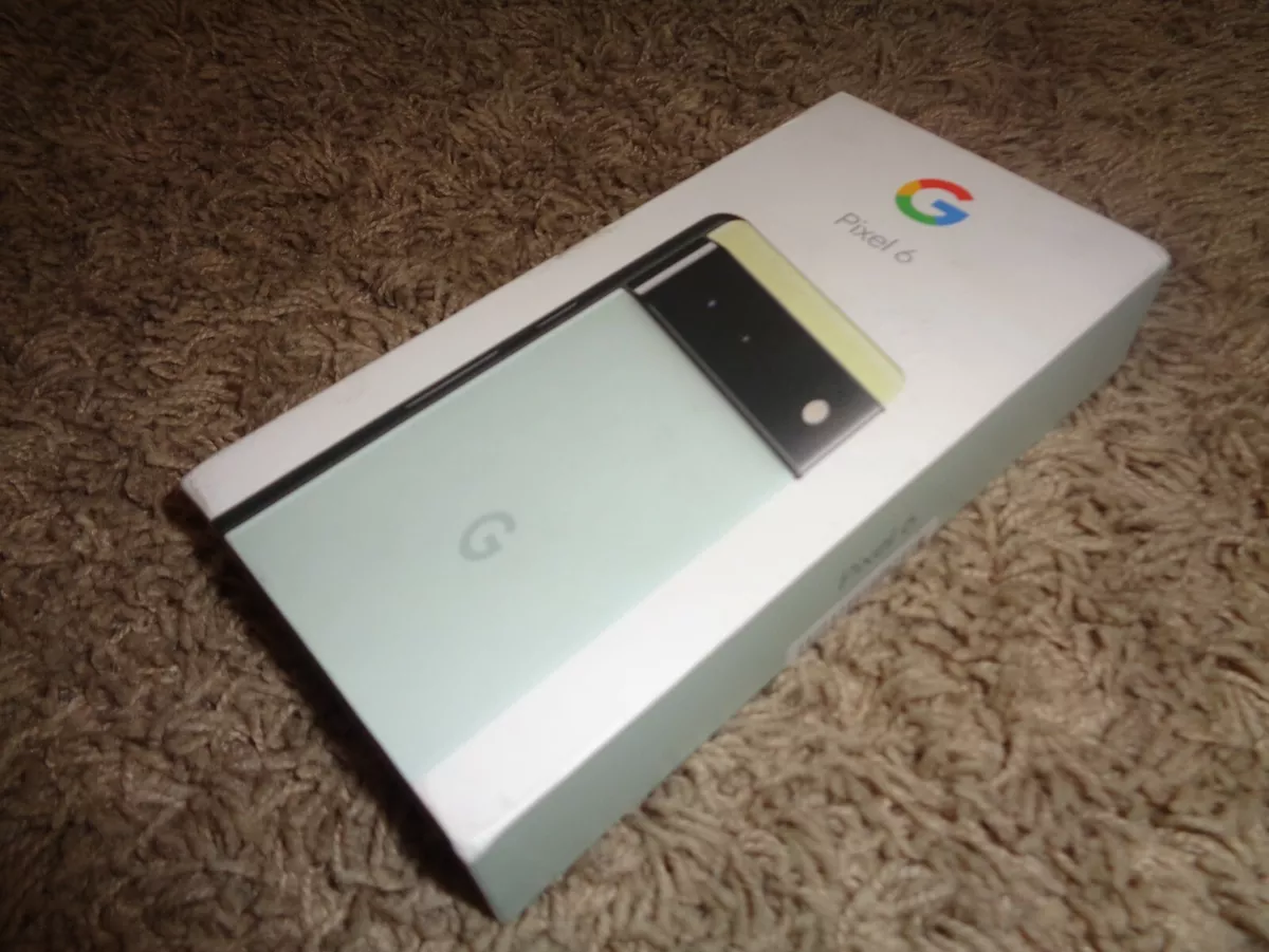 GOOGLE Pixel 6 Sorta Seafoam Cell Phone 128gb T-Mobile Sealed