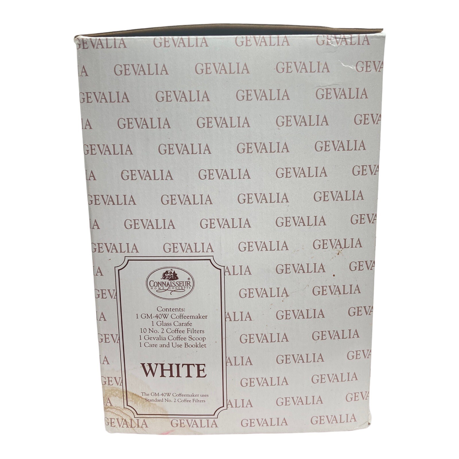 Melitta Gevalia Kaffe 4 Cup Coffee Maker Model BCM4 White New Open Box