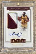 2016-17 National Treasures Gold Lasting Legacies Kyrie Irving Auto Patch /10