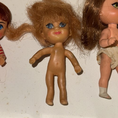 Liddle Kiddle Dolls Lot Vintage 1960s With Case And Dolly Darling? Free Shipping - Picture 4 of 15