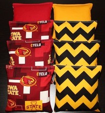 IOWA STATE University Cornhole Bean Bags 8 ACA Regulation ISU Cyclones Toss Bags