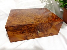 Big Box Wooden Jewellery Box, Made Of Thuya BURL Handmade Moroccan, Best Gift 25