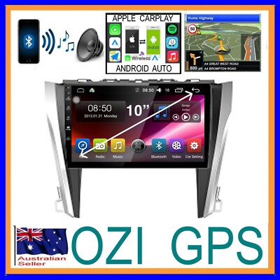 for TOYOTA AURION 2015-2018 GPS WIRELESS CARPLAY ANDROID AUTO ODB DAB+ TPMS DVR