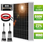 800W Watt 12V Solarpanel Set Solarmodul Solaranlage Inselanlage Garten Camping