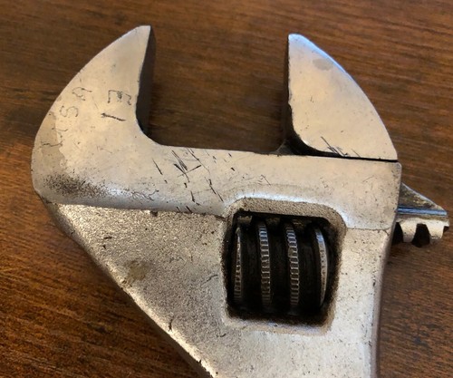 PROTO # 712 ADJUSTABLE WRENCH 12" FORGED STEEL U.S.A- VINTAGE - Picture 4 of 5