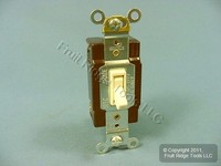 Eagle Almond Heavy Duty Residential 4-way Toggle Wall Light Switch 15a 1242-7a Eagle Almond Heavy Duty Residential 4-way Toggle Wall Light Switch 15a 1242-7a