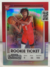 Jalen Green 2021-22 Panini Contenders Premium Edition Silver Prizm RC #102 SP