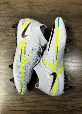 Nike Phantom GT2 Elite DF SG-Pro AC Football Grey DJ8042-055 Men s Size 10.5