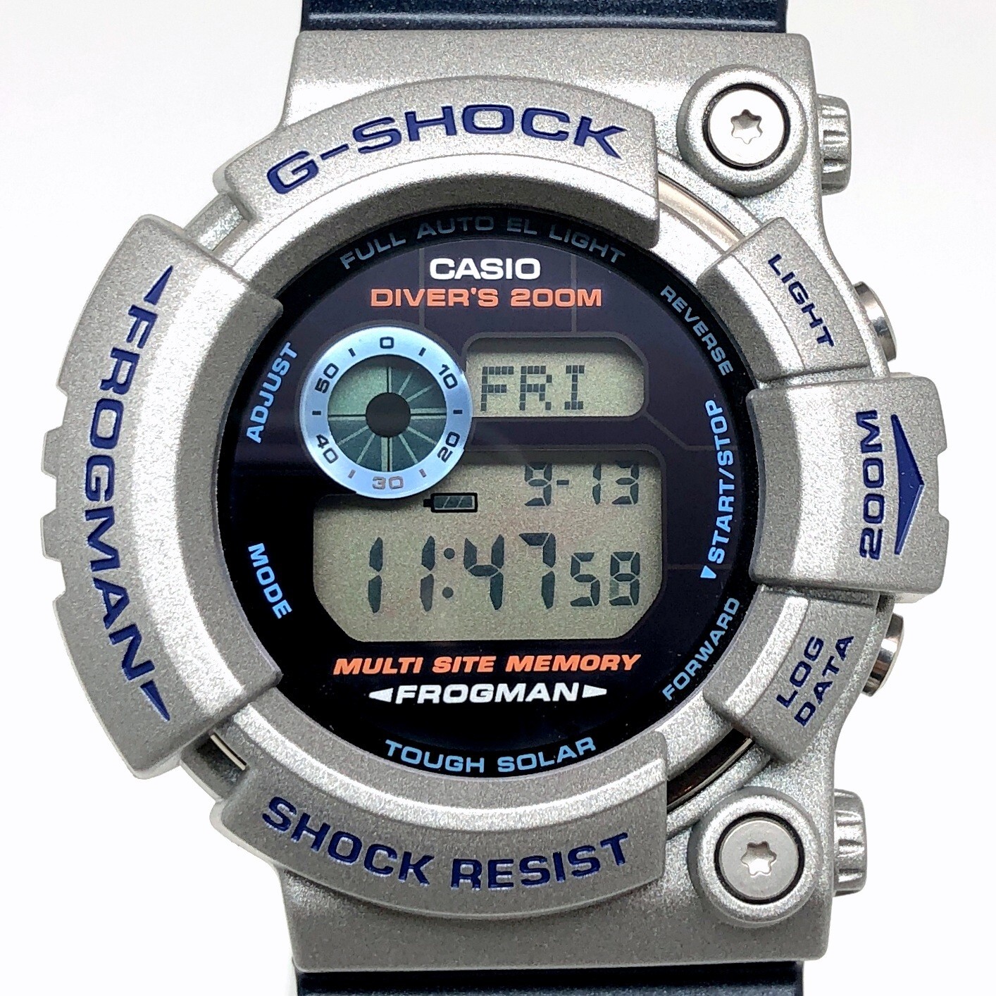 Second Hand G-shock G Shock Casio Watches Gw-200k-2 Frogman 4th  