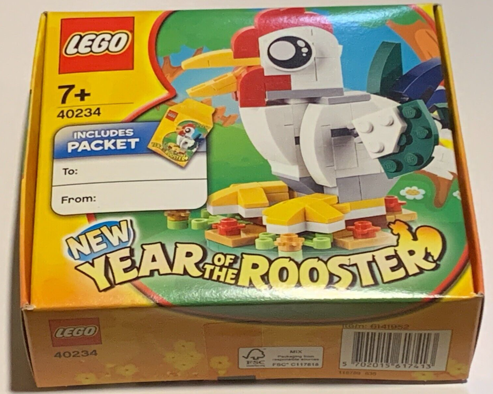 Lego 40234 Chinese New Year of the Rooster Creator Seasonal Sealed 2017 HTF