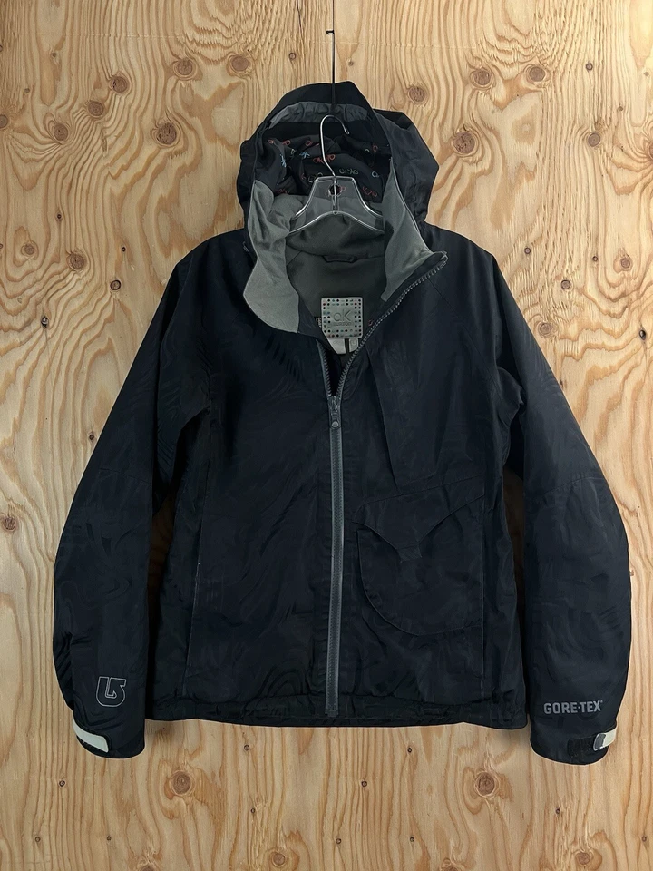 Burton AK 2L Rotor Insulated GORETEX Jacket M Snowboard Ski Snow Black Swirl - Image 2 of 4